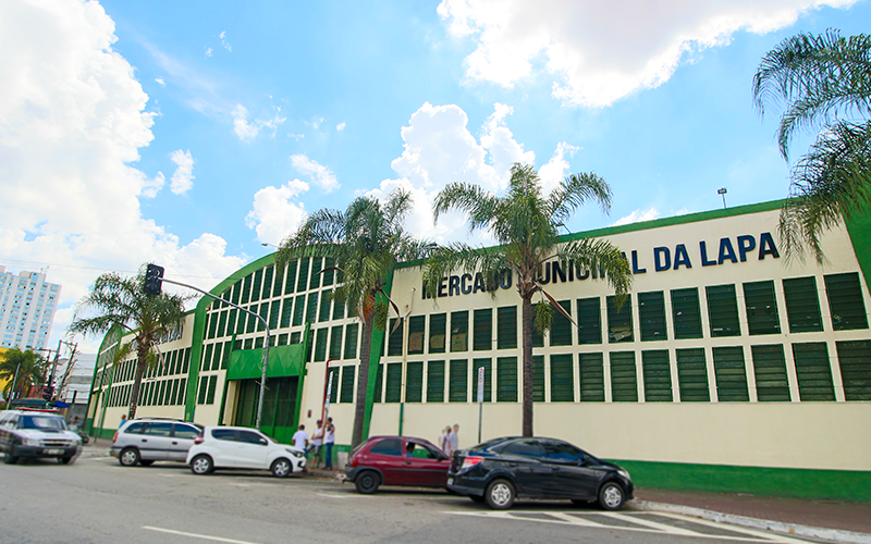 Famoso Mercado Municipal da Lapa.